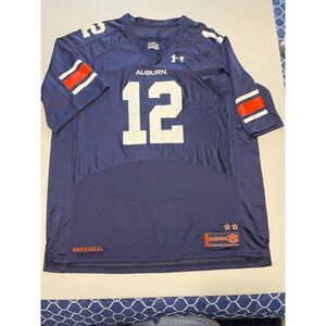 Auburn Tigers Jersey Mens XXL 12 NCAA Football Under Armour War Eagle